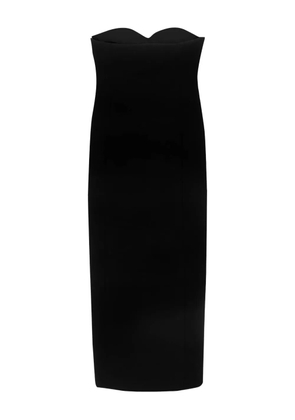 KHAITE strapless midi dress - Black