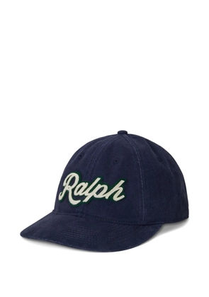 Polo Ralph Lauren logo-patch baseball cap - Blue