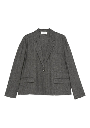 SOLOTRE single-breasted blazer - Grey