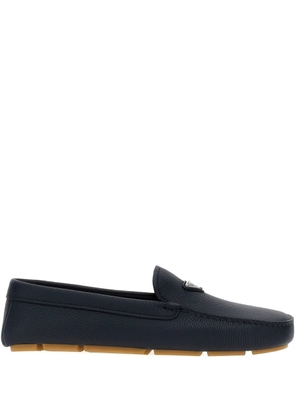 Prada leather loafers - Blue