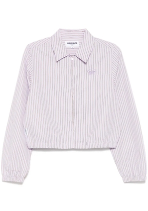 CHOCOOLATE striped shirt - Purple