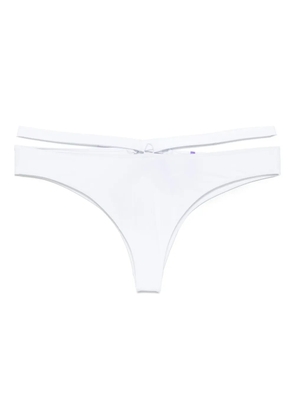 Maison Close Fatale tanga bikini bottoms - White