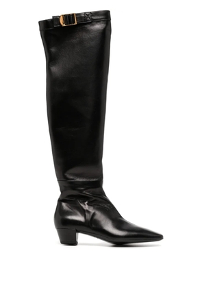 TOM FORD 40mm knee-length leather boots - Black