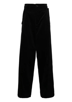 Yohji Yamamoto corduroy trousers - Black