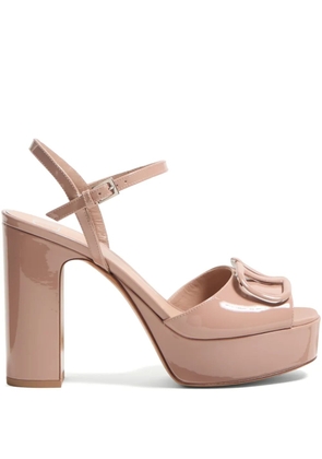 Valentino Garavani 115mm VLogo Signature sandals - Pink