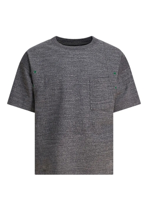 KAPITAL pocket-detail panelled T-shirt - Grey