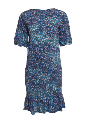 SANDRO floral-print mini dress - Blue