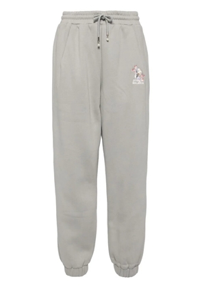 Musium Div. logo-embroidered track pants - Grey