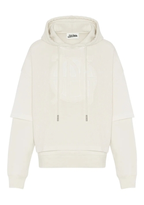 Jean Paul Gaultier double-sleeve hoodie - Neutrals