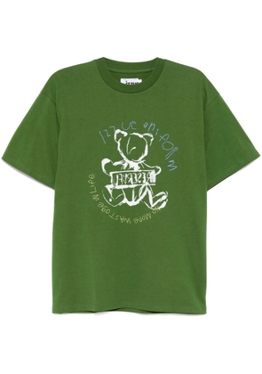 izzue graphic-print T-shirt - Green