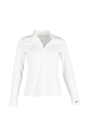 BOSS button-fastening cotton shirt - White
