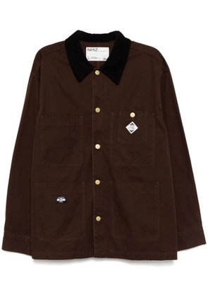 izzue corduroy shirt jacket - Brown