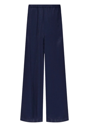 Emporio Armani jacquard palazzo pants - Blue