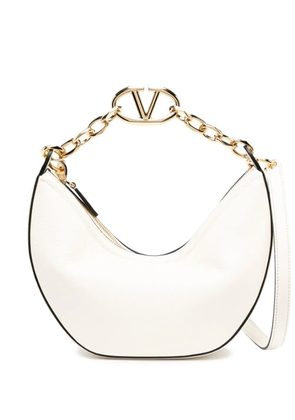 Valentino Garavani small VLogo Moon shoulder bag - White