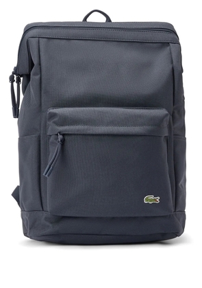 Lacoste logo-patch backpack - Blue