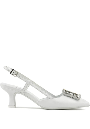 Paul Warmer Steffi pumps - White