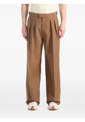 Manière De Voir Octave pleat trousers - Brown
