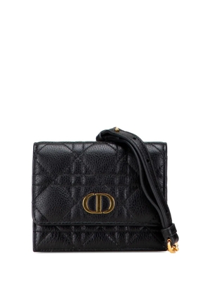 Christian Dior Pre-Owned 2024 Calfskin Cannage Caro Chain belt bag - Black