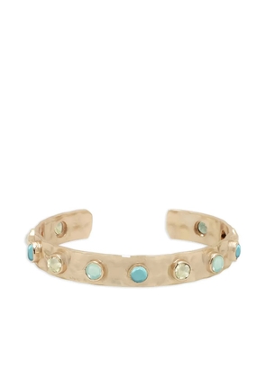 ATELIER MON Aviva Aqua cuff bracelet - Gold