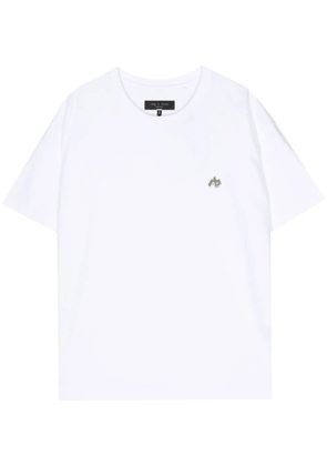 rag & bone appliqué-detail cotton T-shirt - White