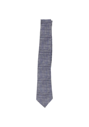 Bottega Veneta Pre-Owned printed cotton tie - Blue