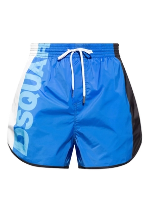 DSQUARED2 logo-print swim shorts - Blue