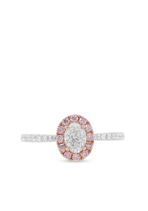 HYT Jewelry 18kt white gold diamond ring - Silver