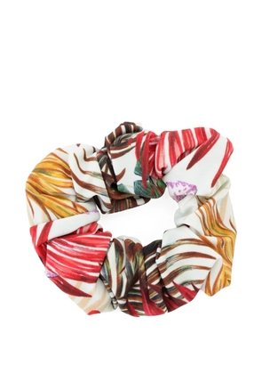 Lygia & Nanny Lola floral-print hair tie - White