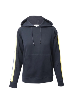 SANDRO striped-sleeve hoodie - Black