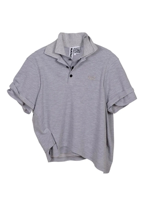 Natasha Zinko double-layered polo shirt - Grey