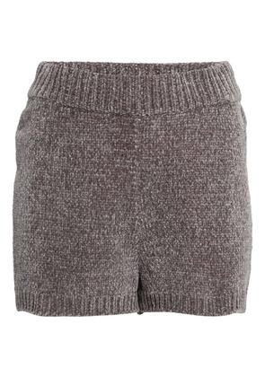 MAJORELLE Denitza chenille shorts - Grey