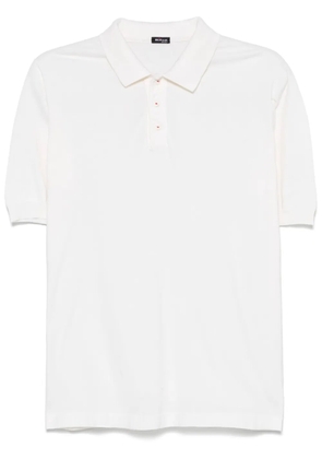 Kiton fine-knit polo shirt - Neutrals