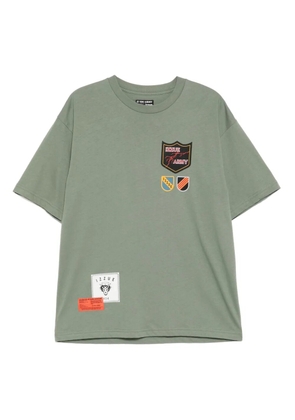 izzue logo-printed t-shirt - KHX