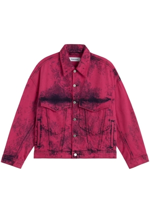 Études Studio loose denim jacket - Pink