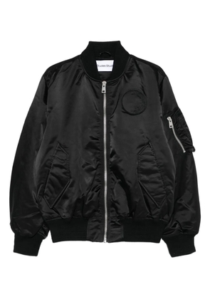 Études Studio logo-detail bomber jacket - Black