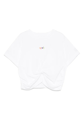 izzue knotted T-shirt - White