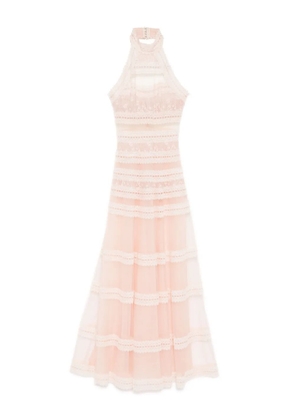 Saiid Kobeisy lace sleeveless dress - Pink