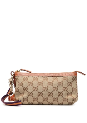 Gucci Pre-Owned 2000-2015 GG Canvas Jolicoeur Pochette clutch bag - Brown