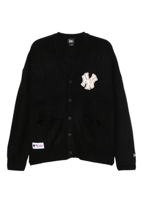 NEW ERA CAP logo-patch cardigan - Black