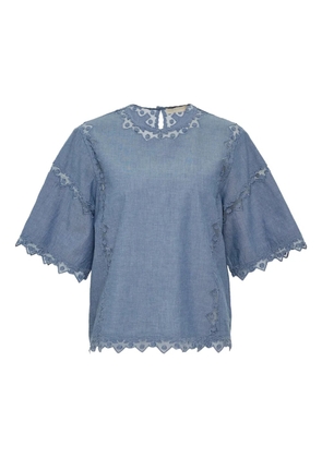 Ulla Johnson Kai short-sleeve top - Blue
