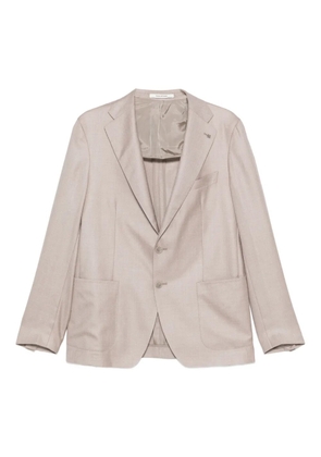 Tagliatore logo-detail blazer - Neutrals