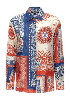Roberto Cavalli bandana-print shirt - Blue