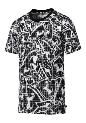 PUMA x Ferrari Aop 'Black/White' T-shirt