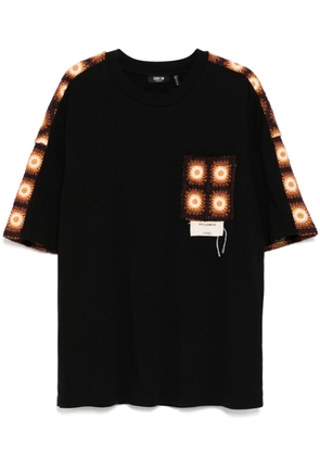 FIVE CM panelled T-shirt - Black