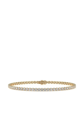 Tilla 14kt white gold diamond tennis bracelet - Yellow