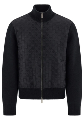 Ferragamo knitted bomber jacket - Black
