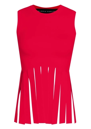 Gloria Coelho sleeveless top - Red