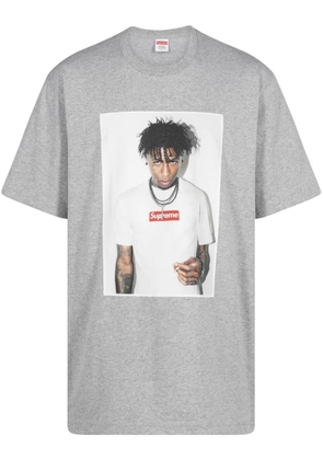 Supreme NBA Youngboy 'FW23 Heather Grey' T-shirt