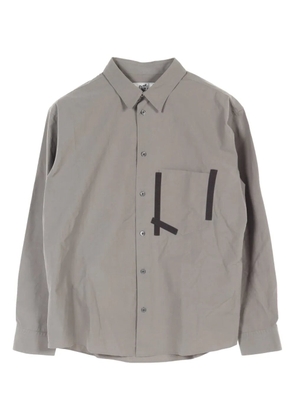 Hermès Pre-Owned 2010s cotton shirt - Grey