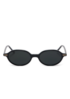 Karen Wazen Noor oval-frame sunglasses - Black